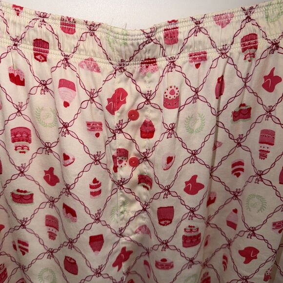 Victoria's Secret Other - Victoria’s Secret PINK Sz XL Satin Sleep Shorts Pink Cupcake Print Pajama Boxers